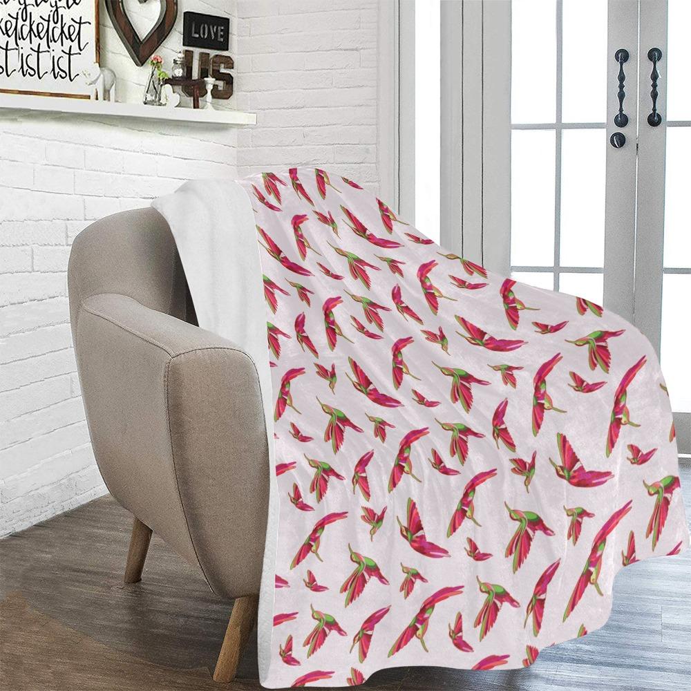 Red Swift Colourful Ultra-Soft Micro Fleece Blanket 60"x80" Ultra-Soft Blanket 60''x80'' e-joyer 