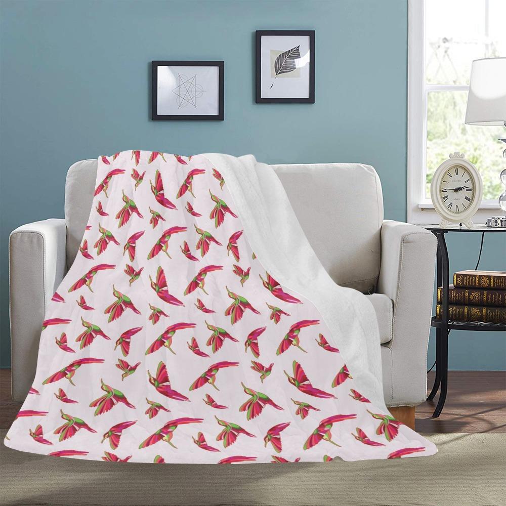 Red Swift Colourful Ultra-Soft Micro Fleece Blanket 60"x80" Ultra-Soft Blanket 60''x80'' e-joyer 