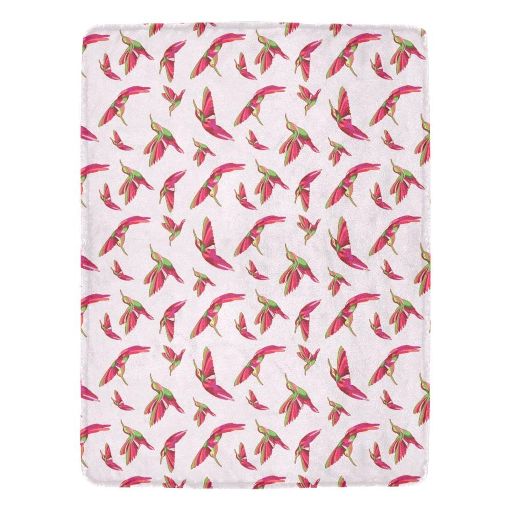 Red Swift Colourful Ultra-Soft Micro Fleece Blanket 60"x80" Ultra-Soft Blanket 60''x80'' e-joyer 