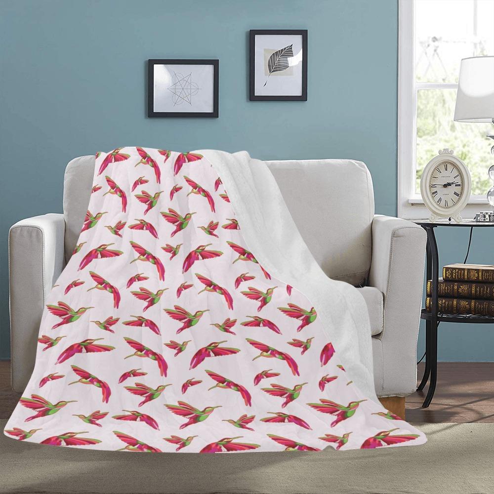 Red Swift Colourful Ultra-Soft Micro Fleece Blanket 60"x80" Ultra-Soft Blanket 60''x80'' e-joyer 