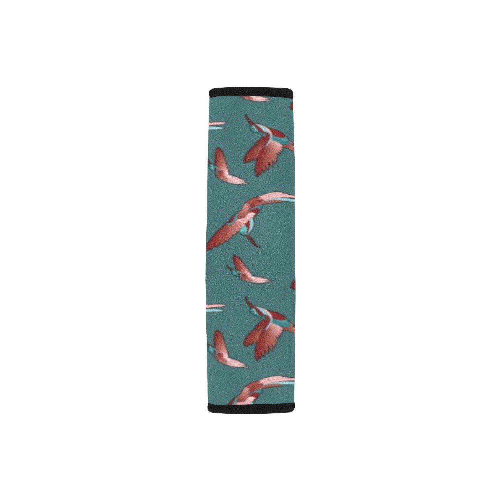 Red Swift Turquoise Car Seat Belt Cover 7''x12.6'' (Pack of 2) Car Seat Belt Cover 7x12.6 (Pack of 2) e-joyer 