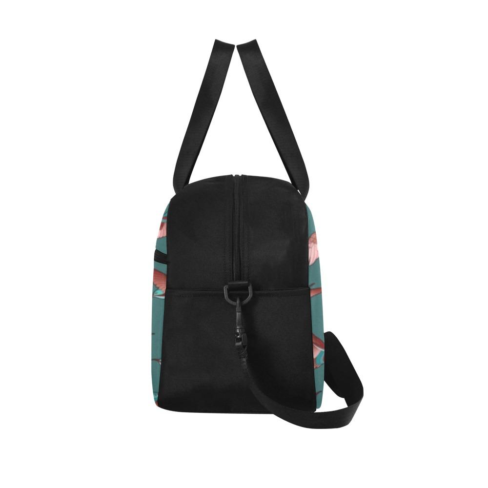 Red Swift Turquoise Fitness Handbag (Model 1671) Fitness Handbag (1671) e-joyer 