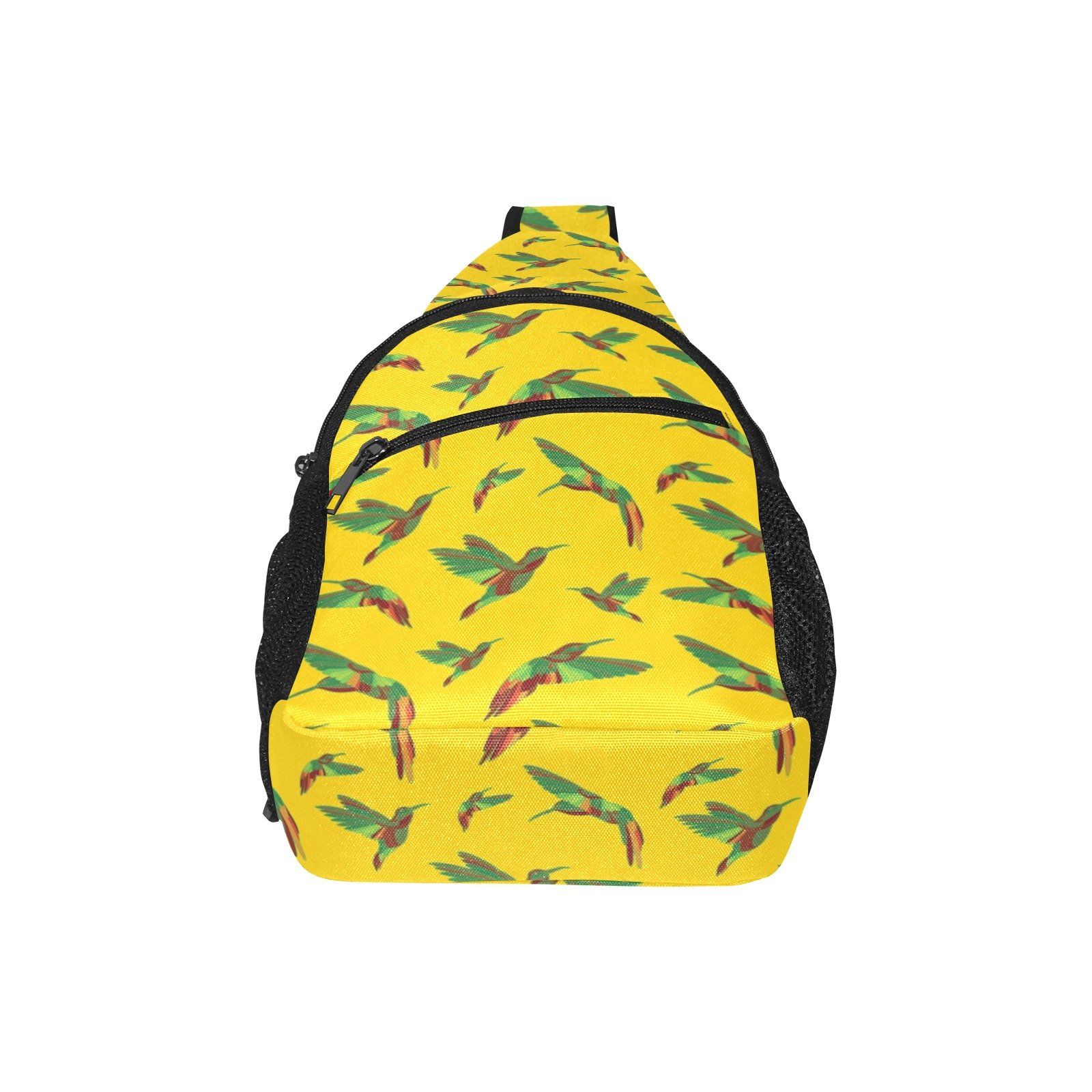 Red Swift Yellow All Over Print Chest Bag (Model 1719) All Over Print Chest Bag (1719) e-joyer 