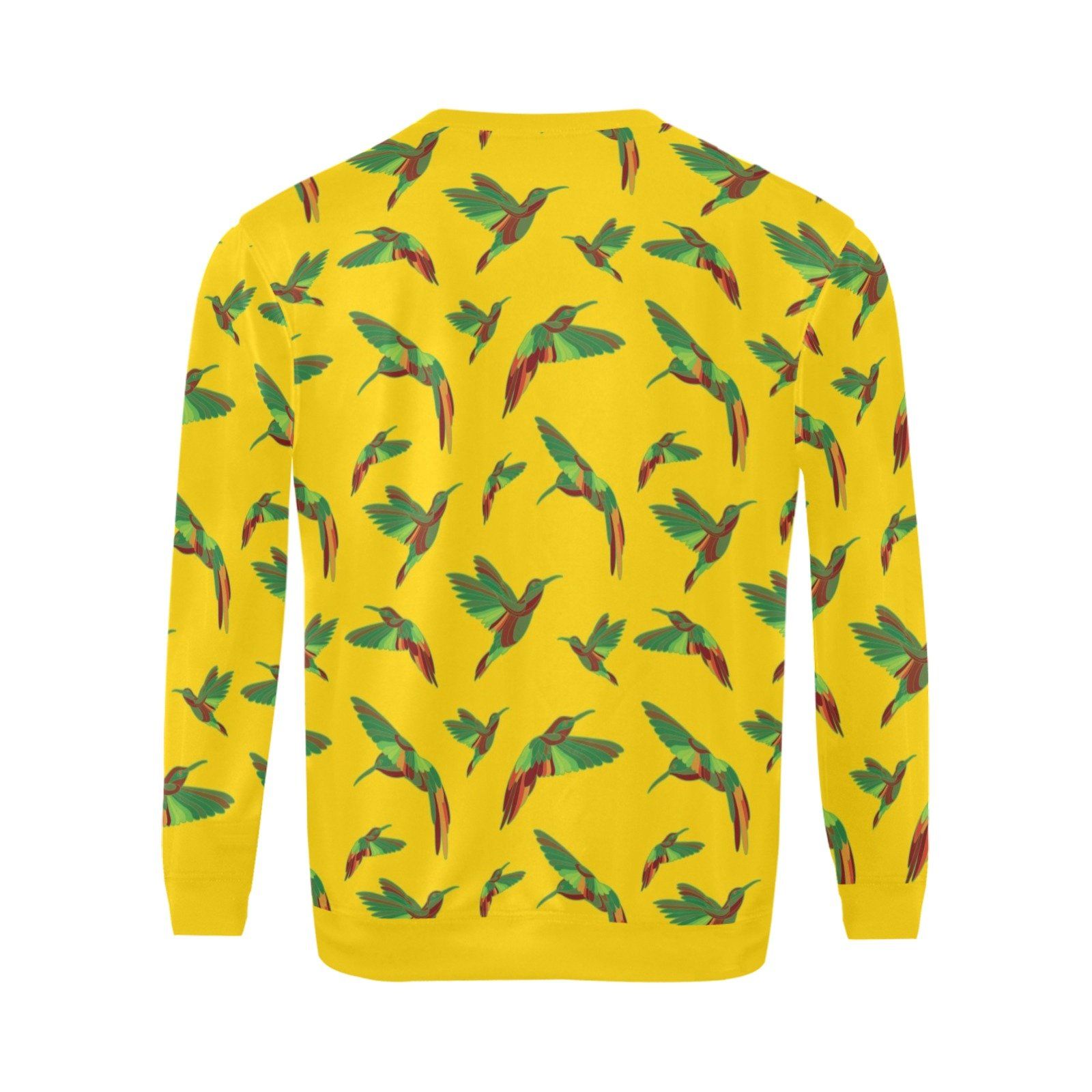 Red Swift Yellow All Over Print Crewneck Sweatshirt for Men (Model H18) shirt e-joyer 