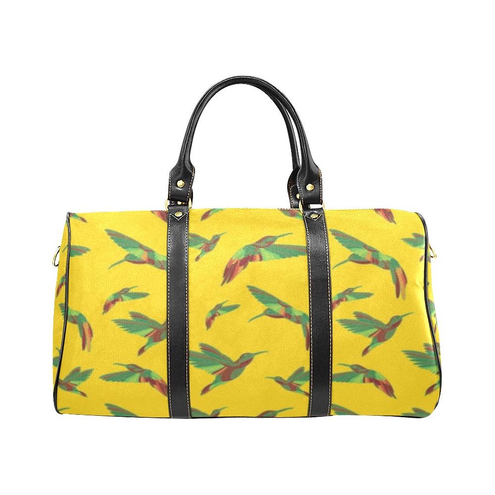 Red Swift Yellow New Waterproof Travel Bag/Small (Model 1639) bag e-joyer 