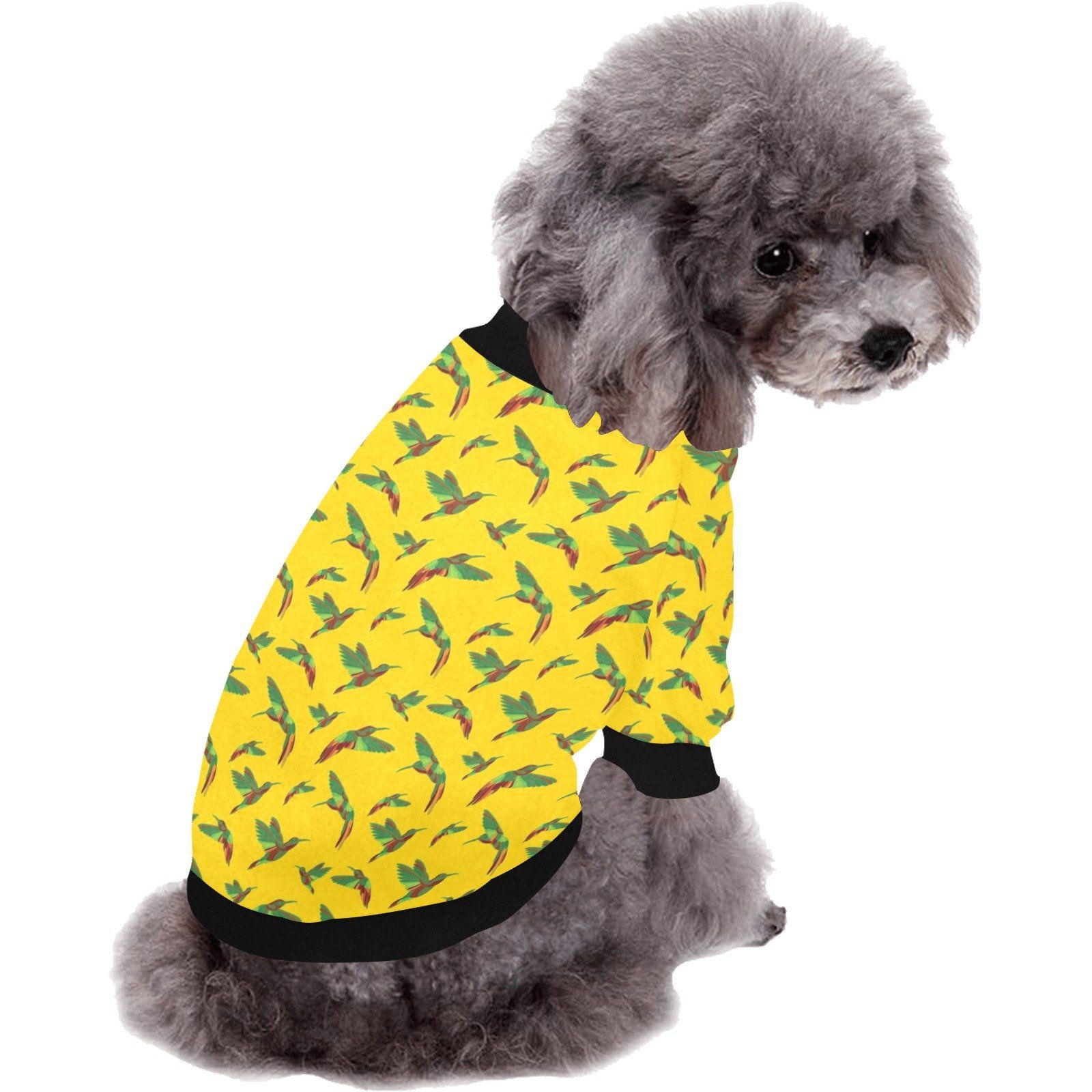 Red Swift Yellow Pet Dog Round Neck Shirt Pet Dog Round Neck Shirt e-joyer 