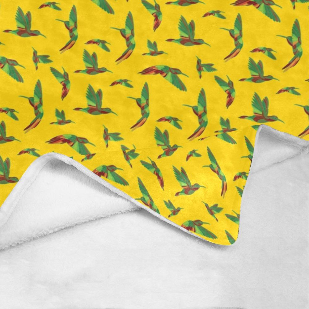 Red Swift Yellow Ultra-Soft Micro Fleece Blanket 50"x60" Ultra-Soft Blanket 50''x60'' e-joyer 