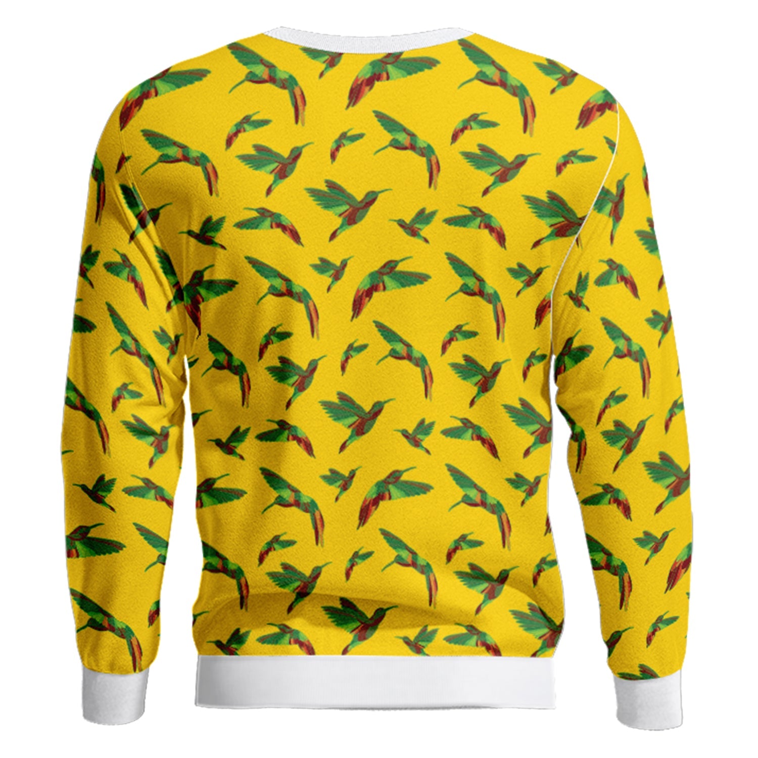 Red Swift Yellow Unisex Crewneck Long Sleeve Top Herman 