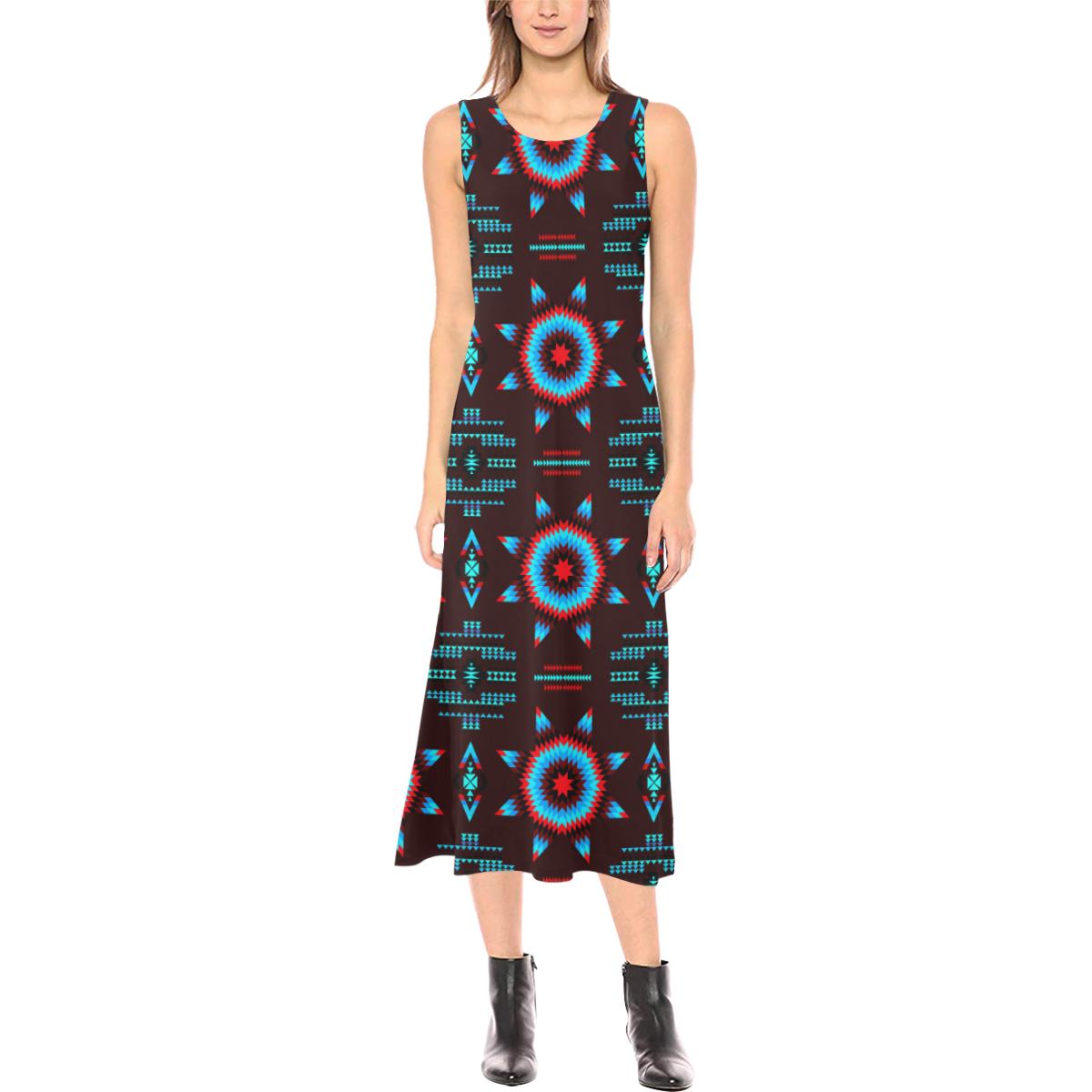 Rising Star Corn Moon Phaedra Sleeveless Open Fork Long Dress (Model D08) Phaedra Sleeveless Open Fork Long Dress (D08) e-joyer 