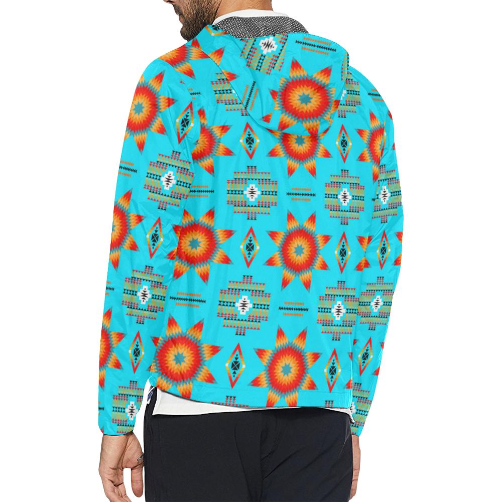 Rising Star Harvest Moon Unisex All Over Print Windbreaker (Model H23) All Over Print Windbreaker for Men (H23) e-joyer 