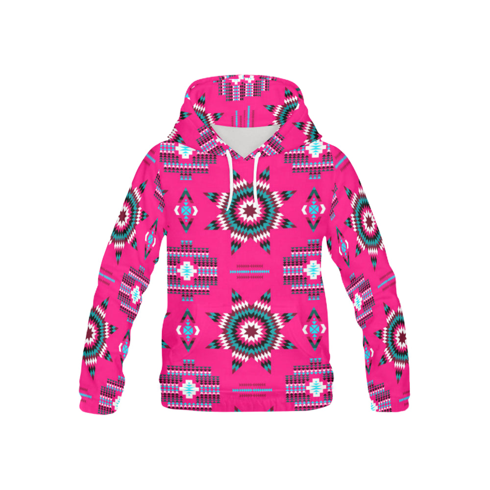 Rising Star Strawberry Moon All Over Print Hoodie for Kid (USA Size) (Model H13) All Over Print Hoodie for Kid (H13) e-joyer 