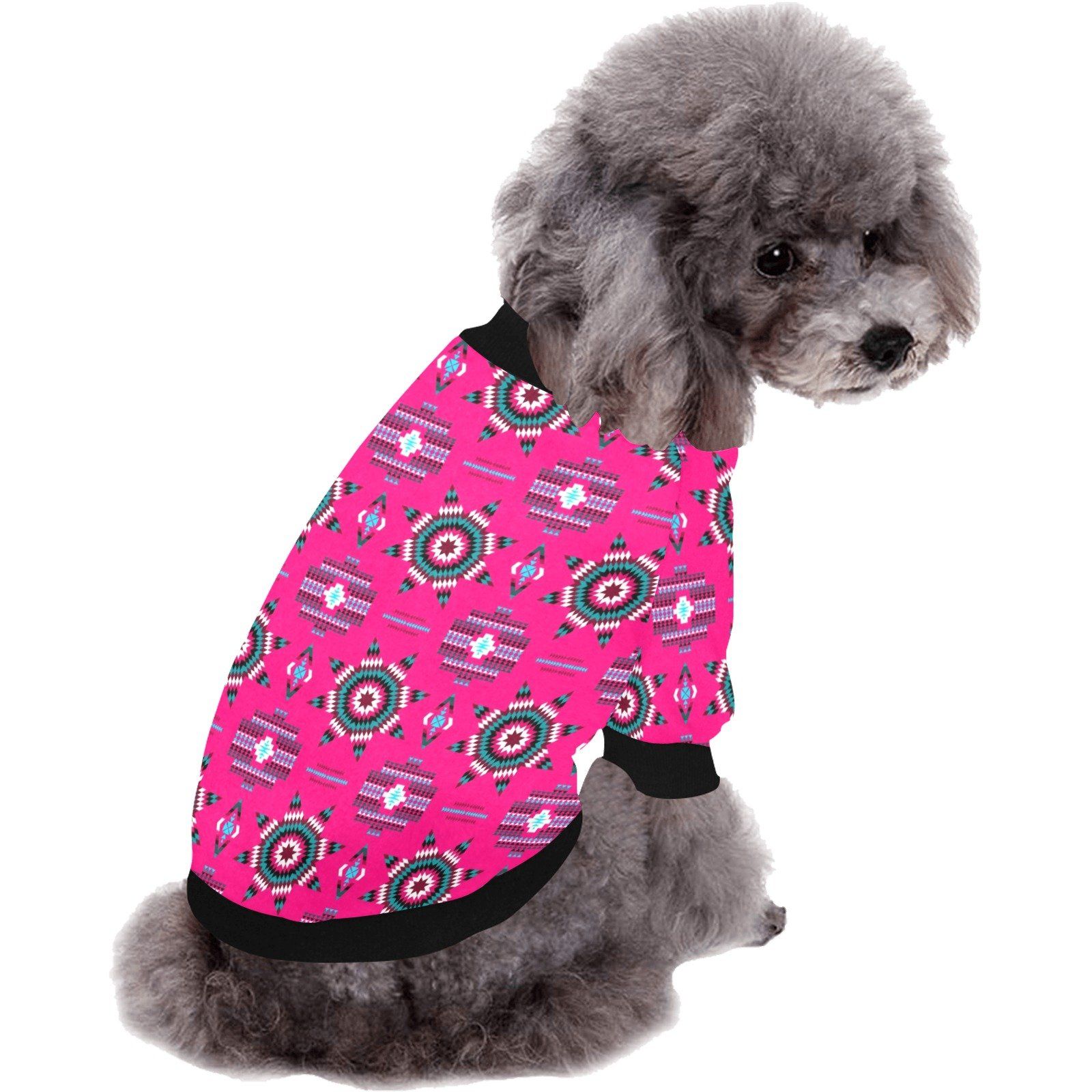 Rising Star Strawberry Moon Pet Dog Round Neck Shirt Pet Dog Round Neck Shirt e-joyer 