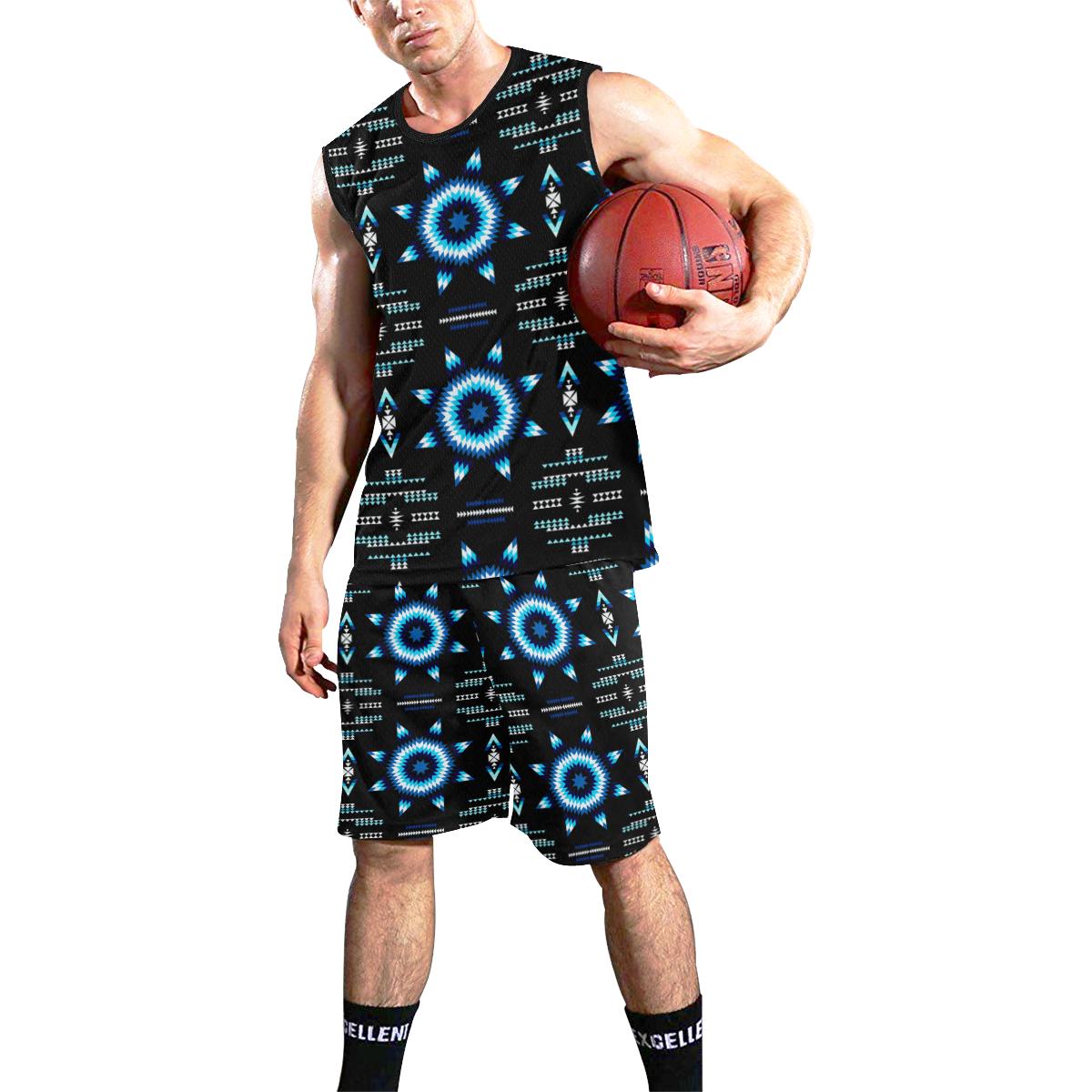Rising Star Wolf Moon All Over Print Basketball Uniform Basketball Uniform e-joyer 