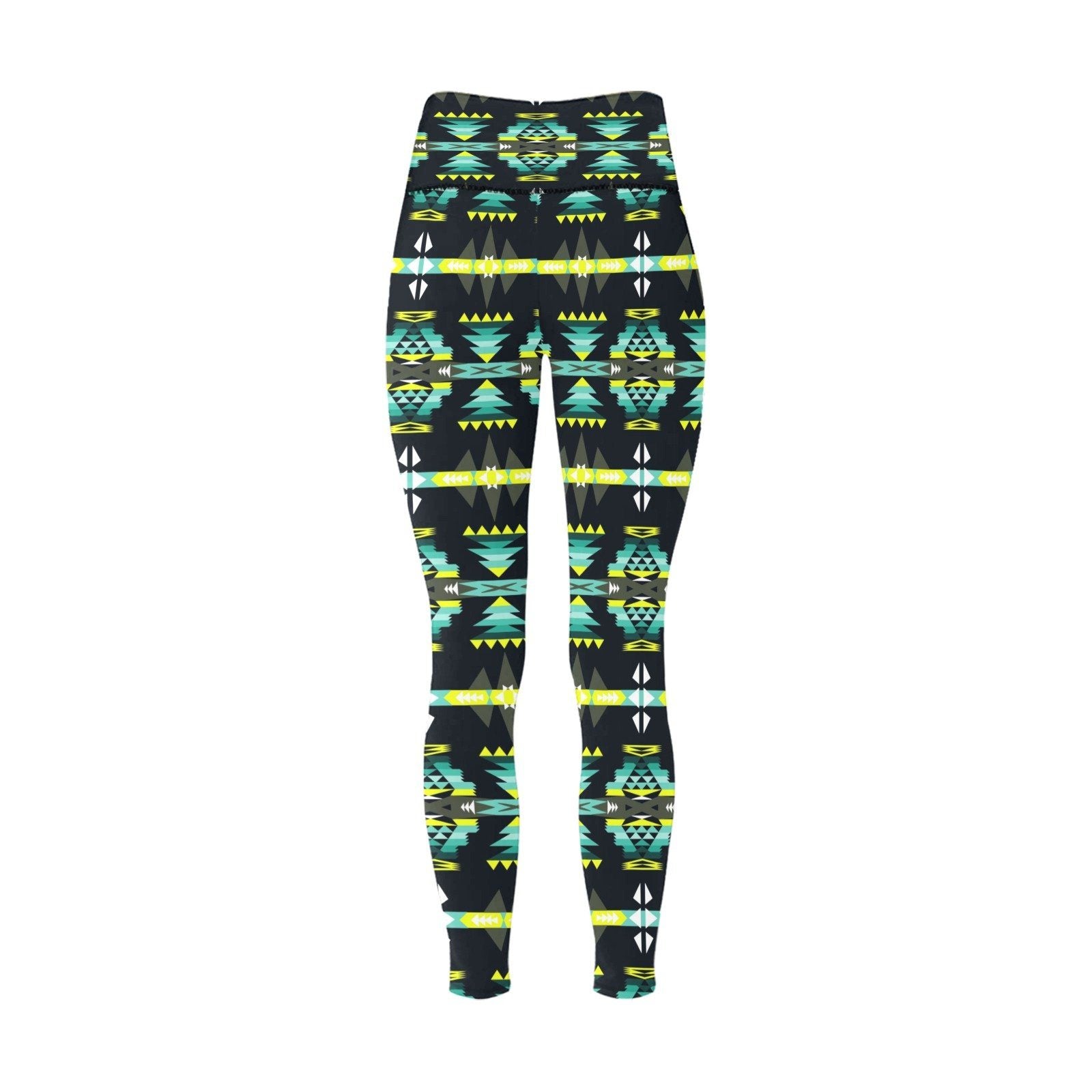 River Trail All Over Print High-Waisted Leggings (Model L36) High-Waisted Leggings (L36) e-joyer 