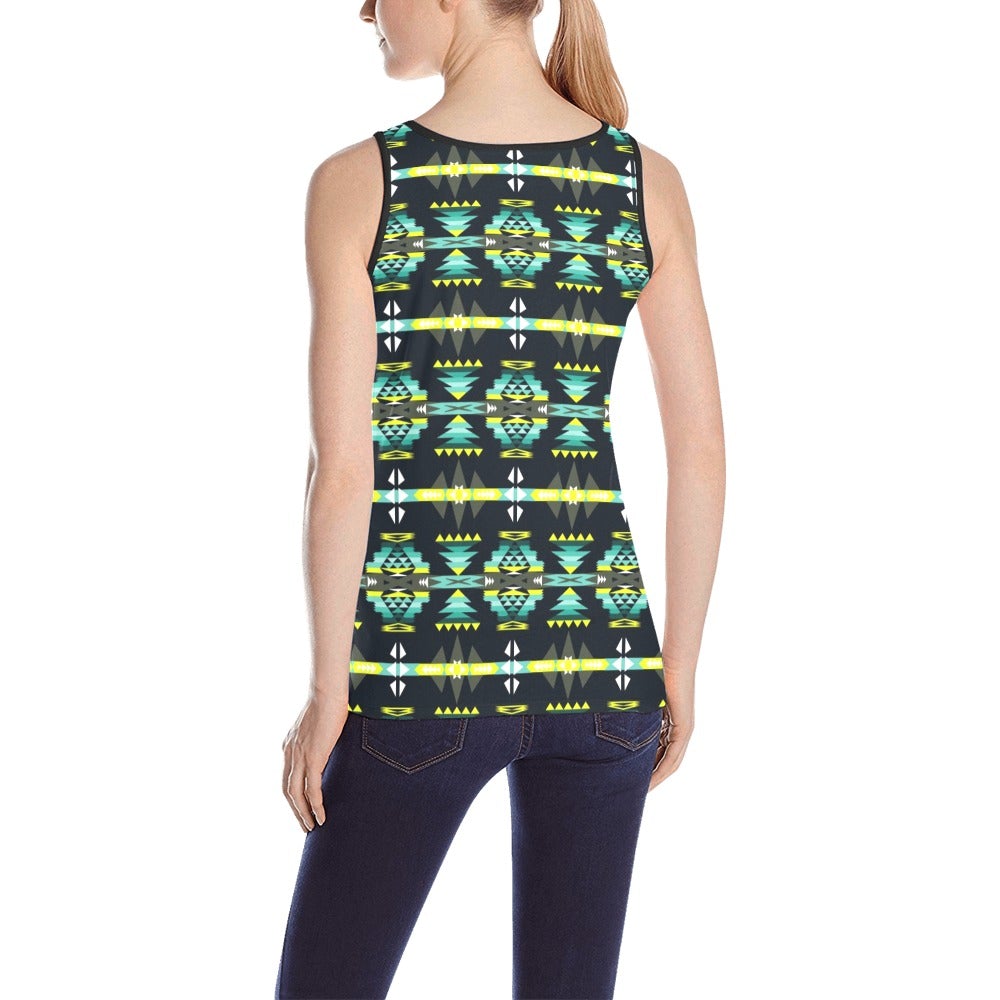 River Trail All Over Print Tank Top for Women (Model T43) All Over Print Tank Top for Women (T43) e-joyer 
