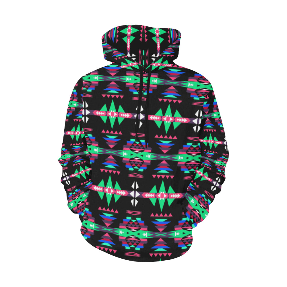 River Trail Journey All Over Print Hoodie for Women (USA Size) (Model H13) All Over Print Hoodie for Women (H13) e-joyer 
