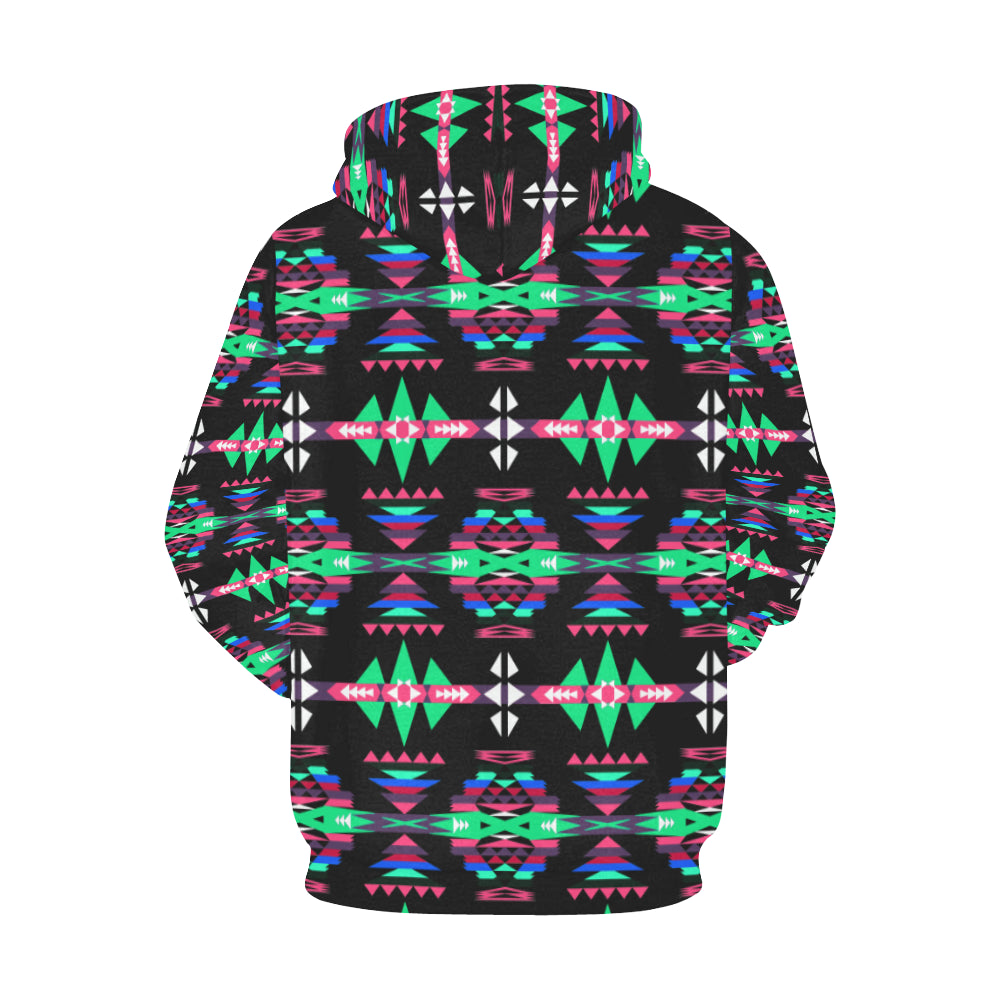River Trail Journey All Over Print Hoodie for Women (USA Size) (Model H13) All Over Print Hoodie for Women (H13) e-joyer 