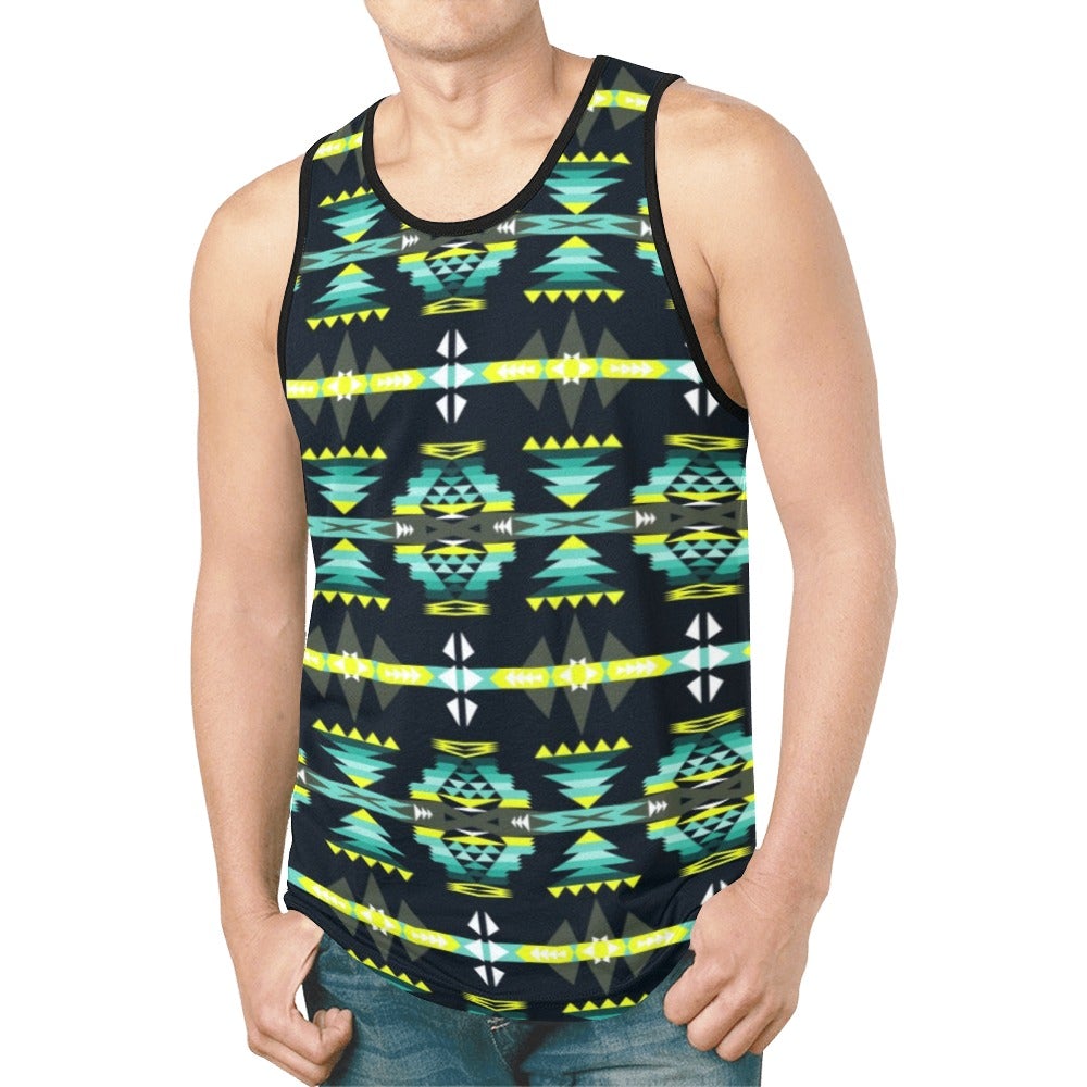 River Trail New All Over Print Tank Top for Men (Model T46) New All Over Print Tank Top for Men (T46) e-joyer 