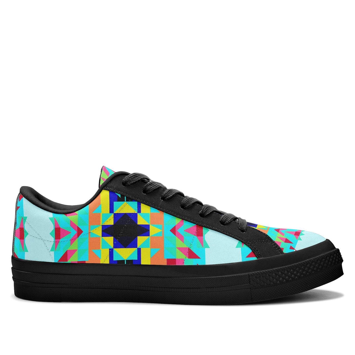 Sacred Spring Aapisi Low Top Canvas Shoes Black Sole aapisi Herman 