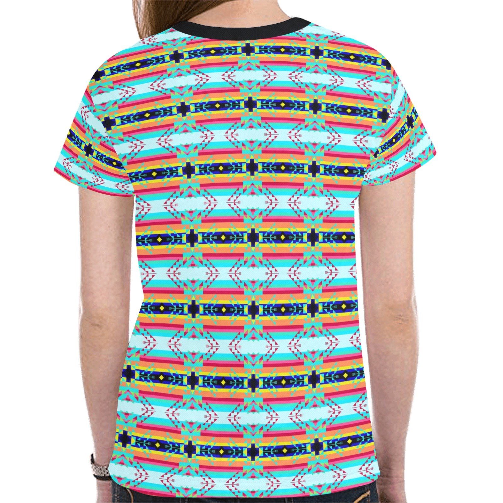 Sacred Spring New All Over Print T-shirt for Women (Model T45) tshirt e-joyer 