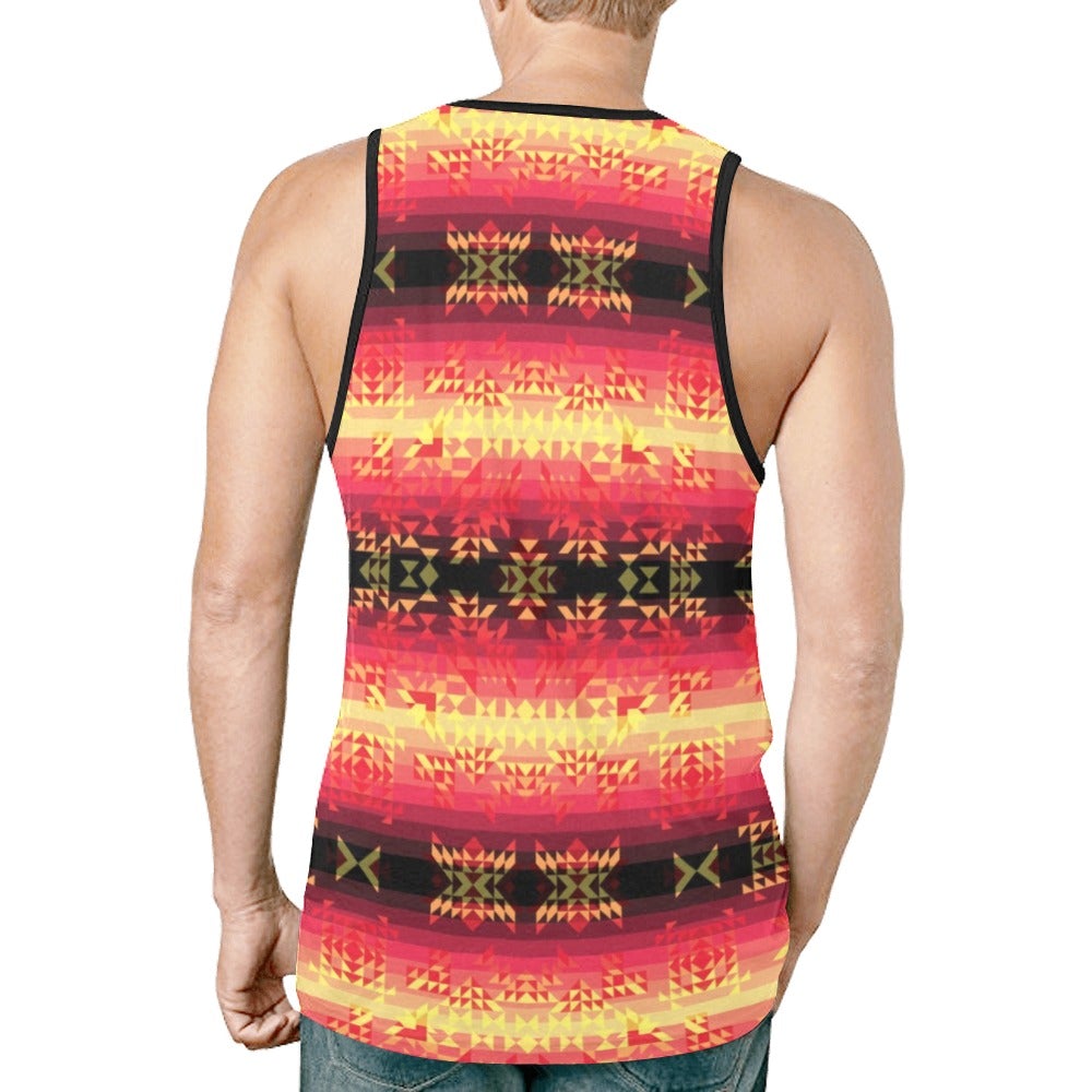 Soleil Fusion Rouge New All Over Print Tank Top for Men (Model T46) tank top e-joyer 