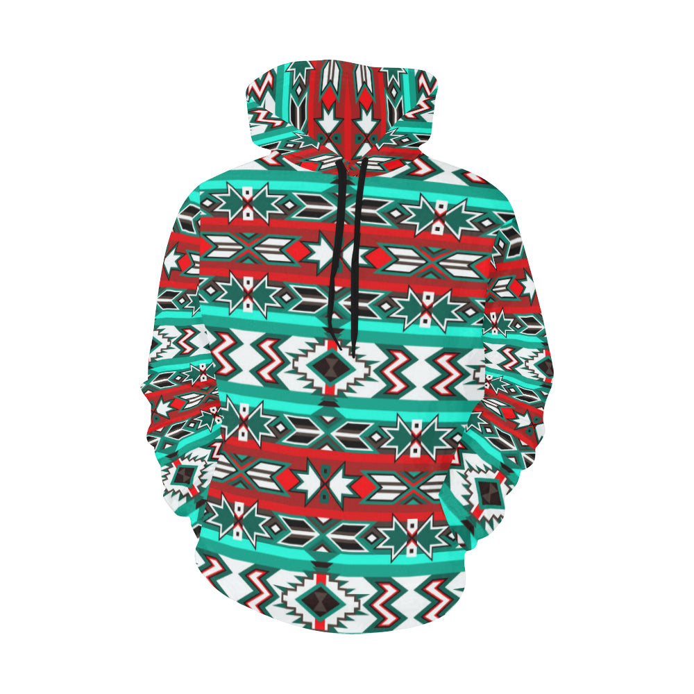 Southwest Journey All Over Print Hoodie for Women (USA Size) (Model H13) Hoodie e-joyer 