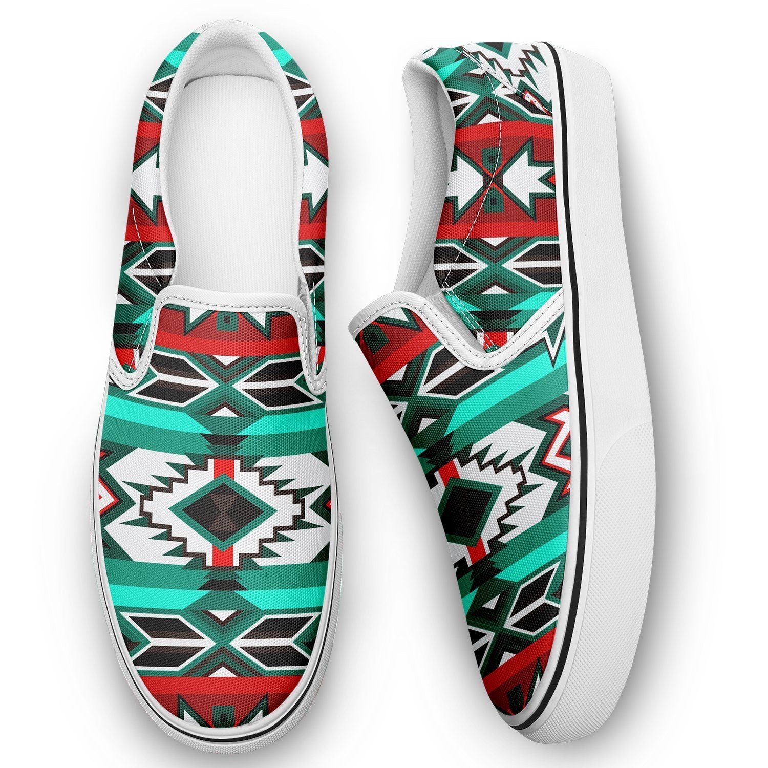 Southwest Journey Otoyimm Kid's Canvas Slip On Shoes 49 Dzine 