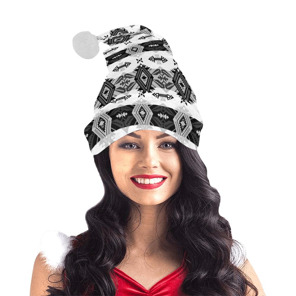 Sovereign Nation Black and White Santa Hat Santa Hat e-joyer 