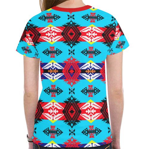 Sovereign Nation New All Over Print T-shirt for Women (Model T45) New All Over Print T-shirt for Women (T45) e-joyer 