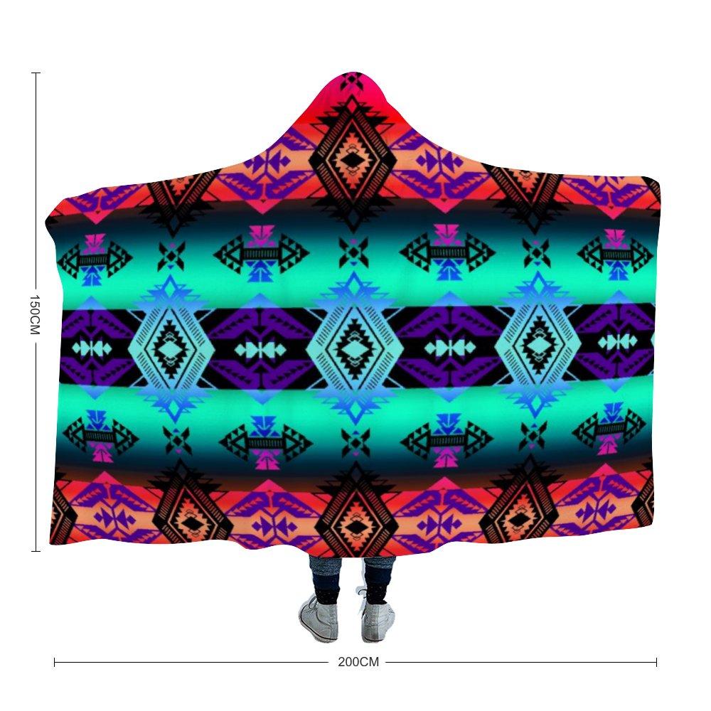 Sovereign Nation Sunrise Hooded Blanket 49 Dzine 