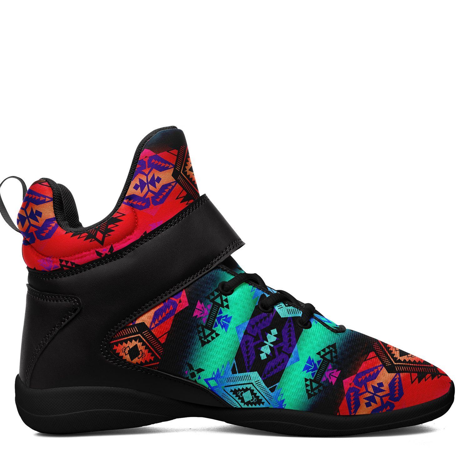 Sovereign Nation Sunrise Ipottaa Basketball / Sport High Top Shoes - Black Sole 49 Dzine 