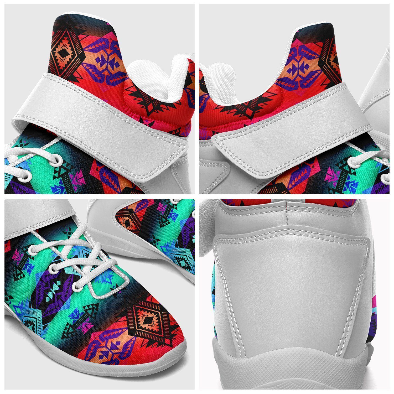 Sovereign Nation Sunrise Ipottaa Basketball / Sport High Top Shoes - White Sole 49 Dzine 