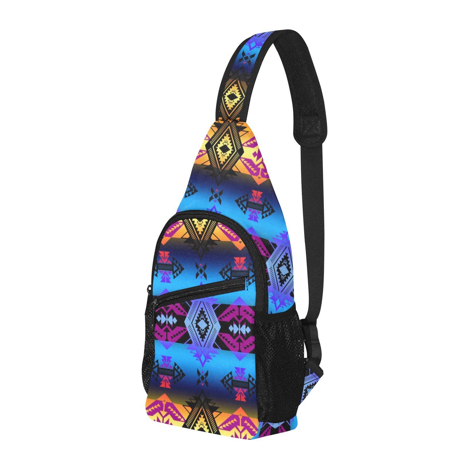 Sovereign Nation Sunset All Over Print Chest Bag (Model 1719) All Over Print Chest Bag (1719) e-joyer 