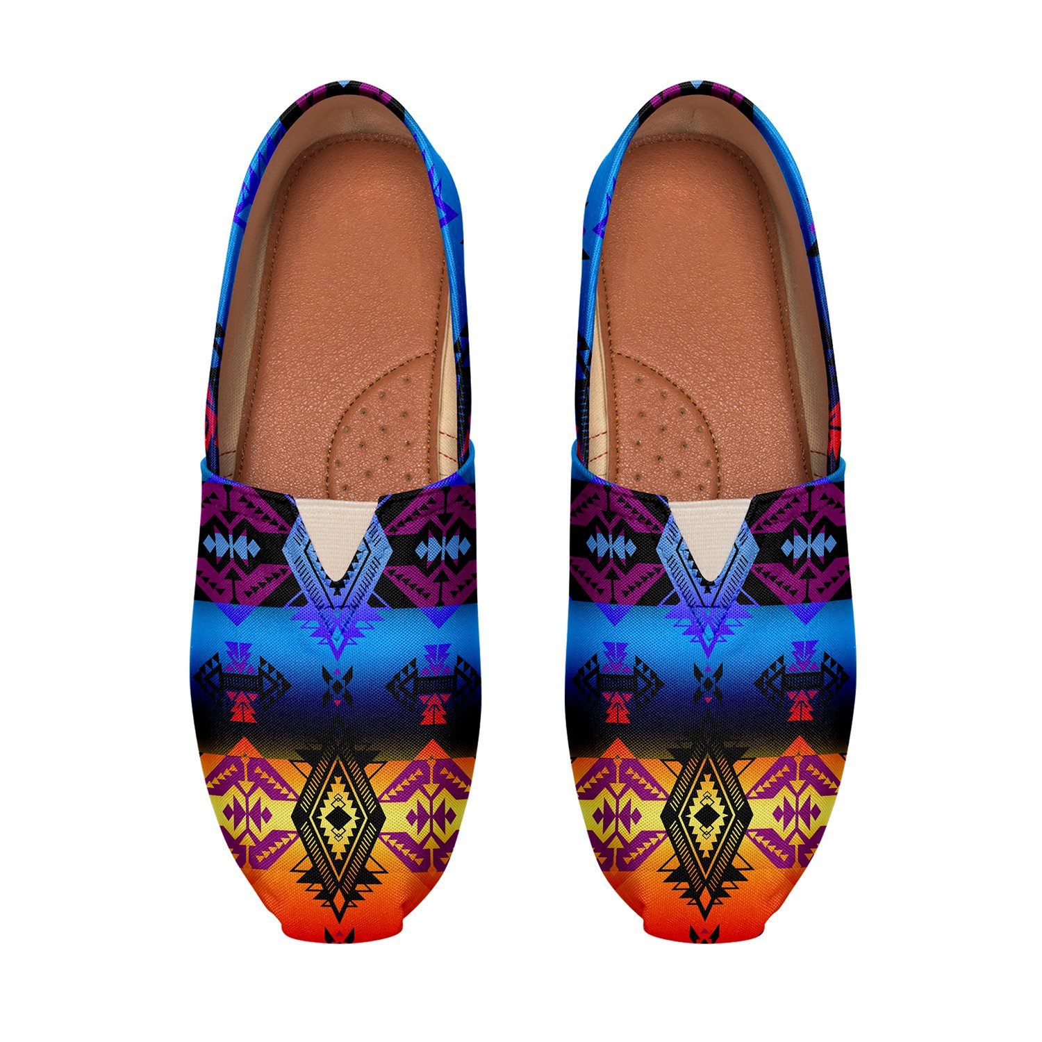 Sovereign Nation Sunset Casual Unisex Slip On Shoe Herman 