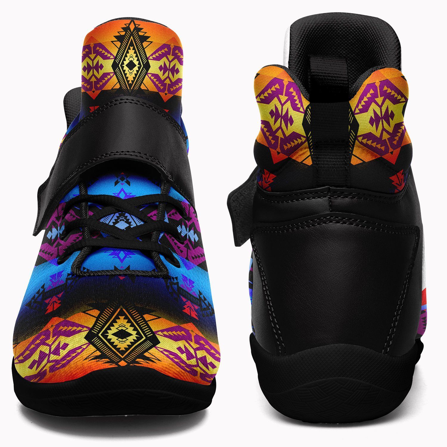 Sovereign Nation Sunset Ipottaa Basketball / Sport High Top Shoes - Black Sole 49 Dzine 