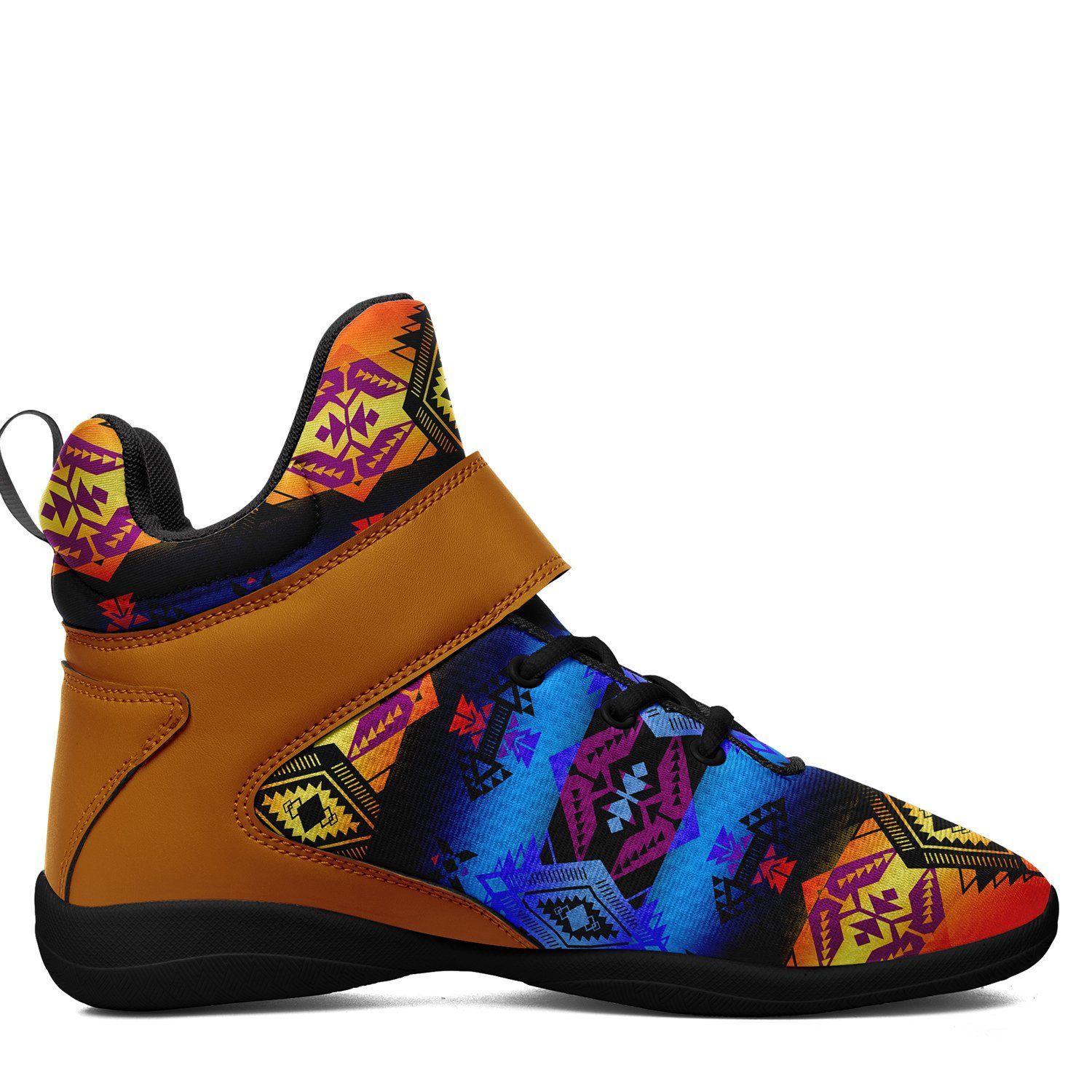 Sovereign Nation Sunset Ipottaa Basketball / Sport High Top Shoes - Black Sole 49 Dzine 