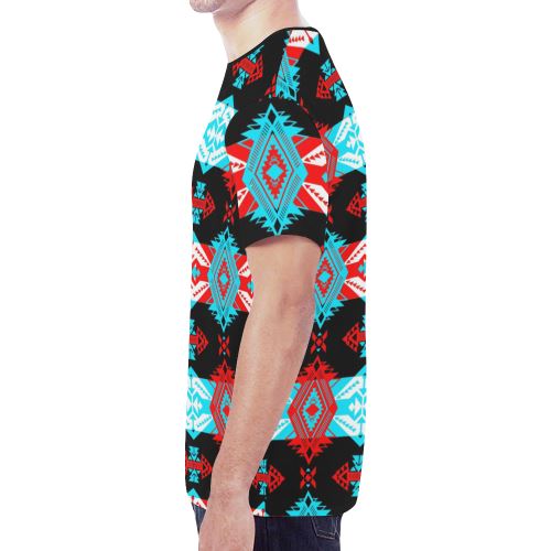 Sovereign Nation Trade Blanket New All Over Print T-shirt for Men/Large Size (Model T45) New All Over Print T-shirt for Men/Large (T45) e-joyer 