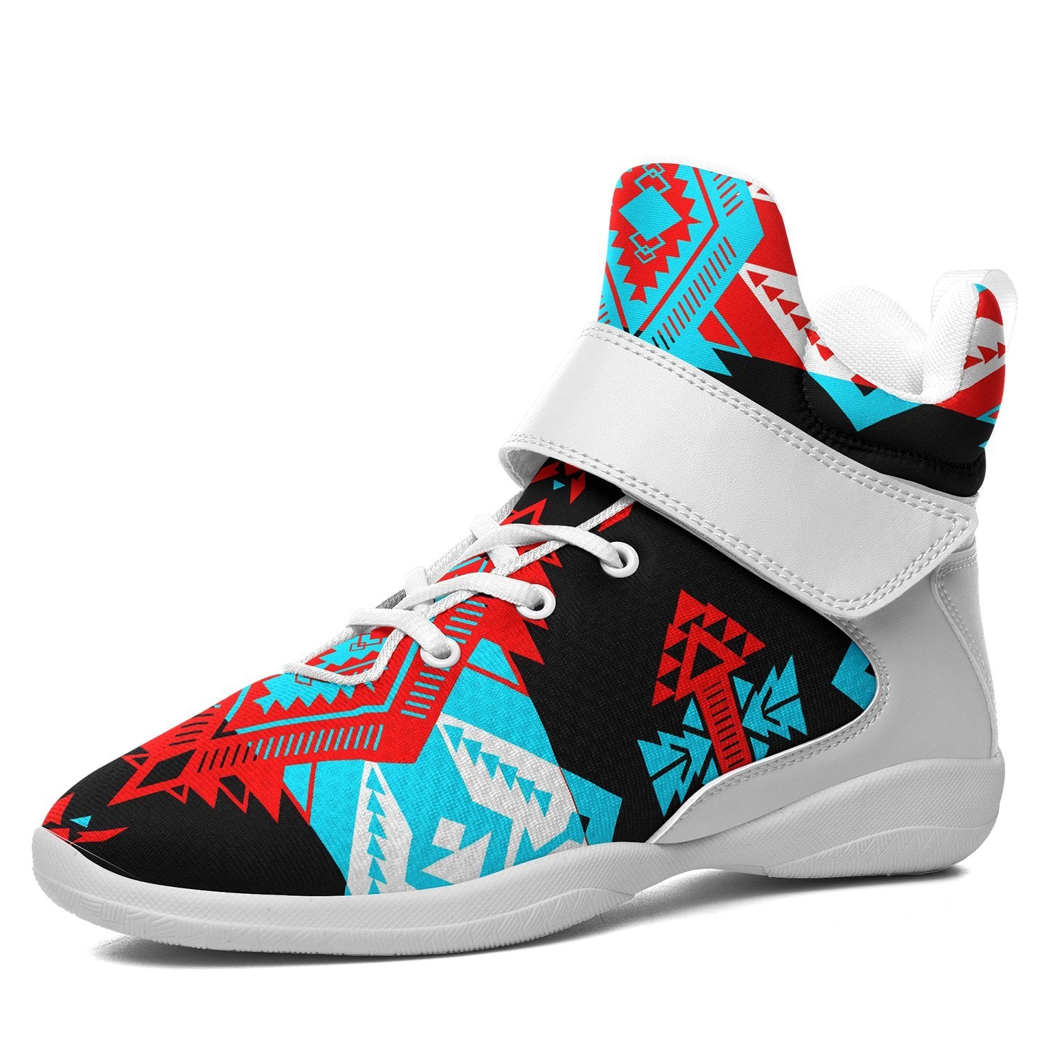 Sovereign Nation Trade Ipottaa Basketball / Sport High Top Shoes 49 Dzine US Women 4.5 / US Youth 3.5 / EUR 35 White Sole with White Strap 