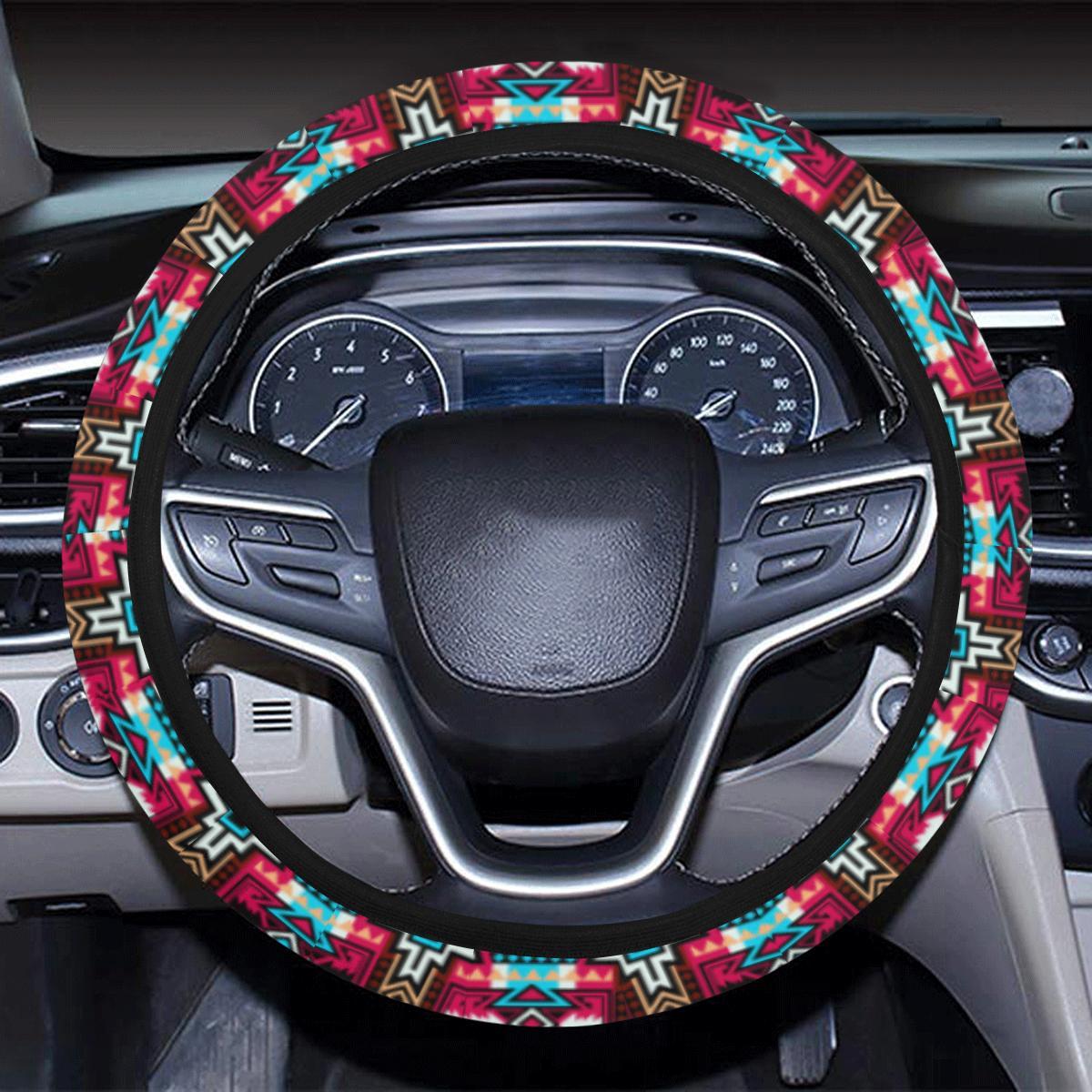 Star Blanket Sierra Steering Wheel Cover with Elastic Edge Steering Wheel Cover with Elastic Edge e-joyer 