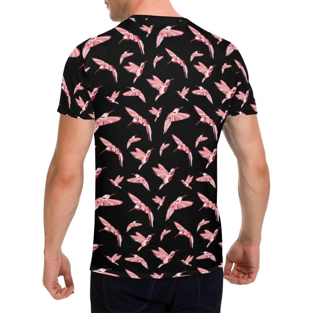 Strawberry Black All Over Print T-Shirt for Men (USA Size) (Model T40) All Over Print T-Shirt for Men (T40) e-joyer 