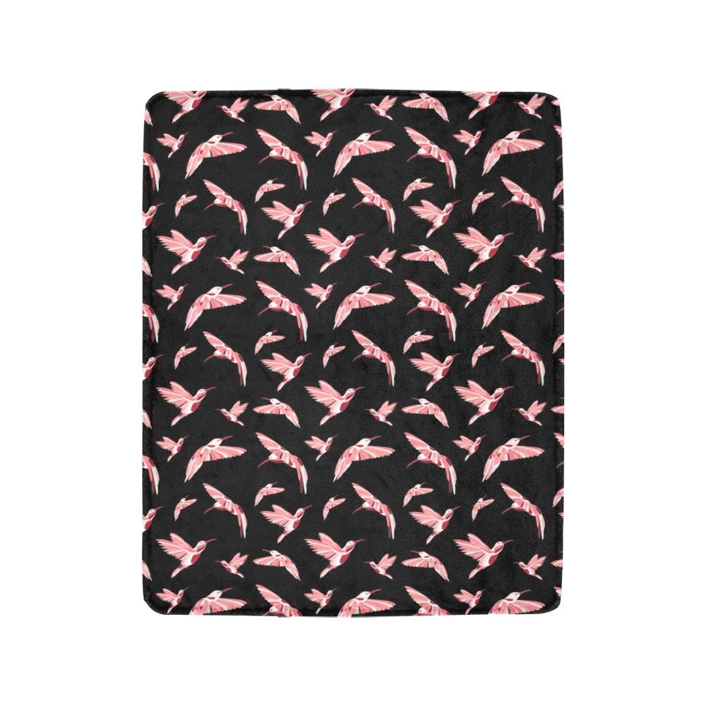 Strawberry Black Ultra-Soft Micro Fleece Blanket 40"x50" Ultra-Soft Blanket 40''x50'' e-joyer 