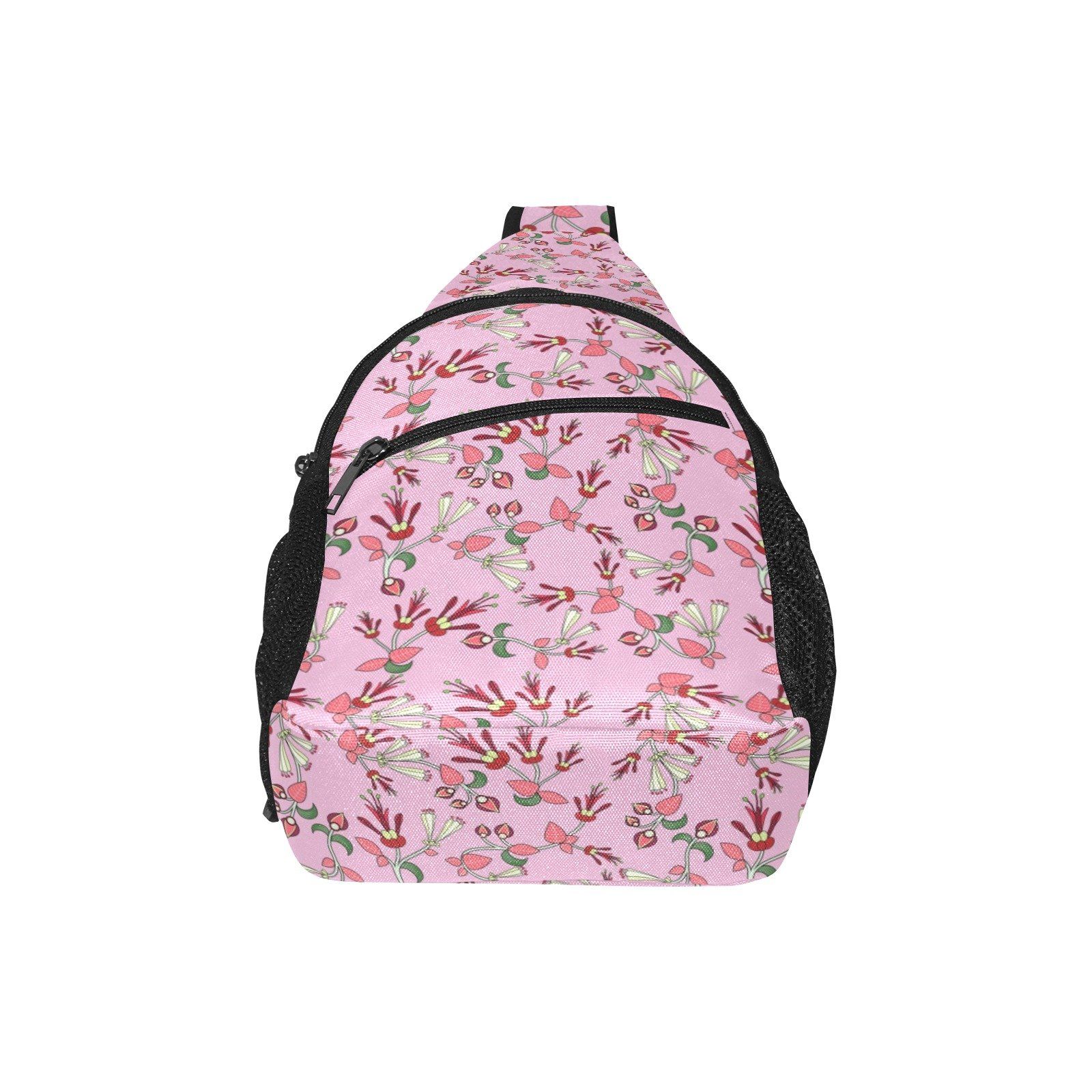 Strawberry Floral All Over Print Chest Bag (Model 1719) All Over Print Chest Bag (1719) e-joyer 