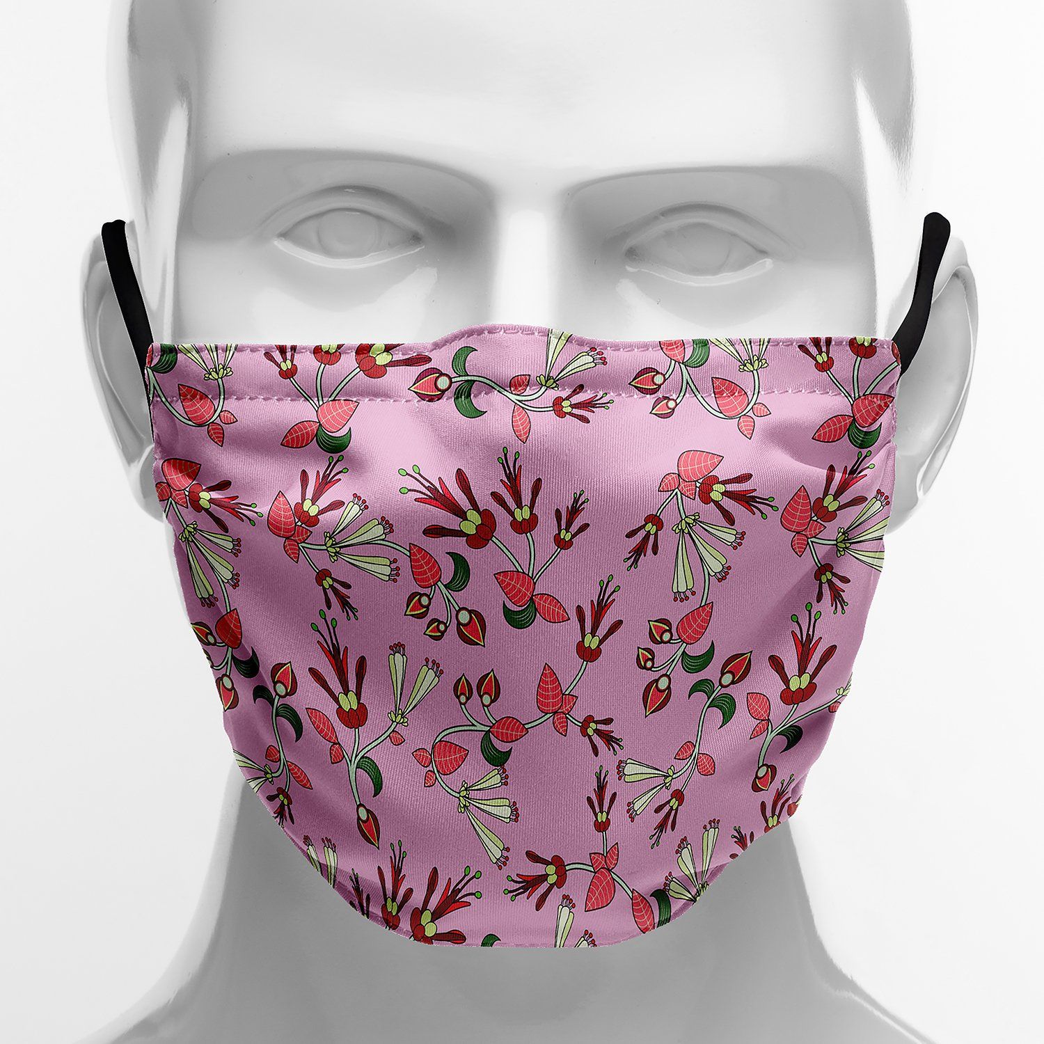 Strawberry Floral Face Cover Herman 