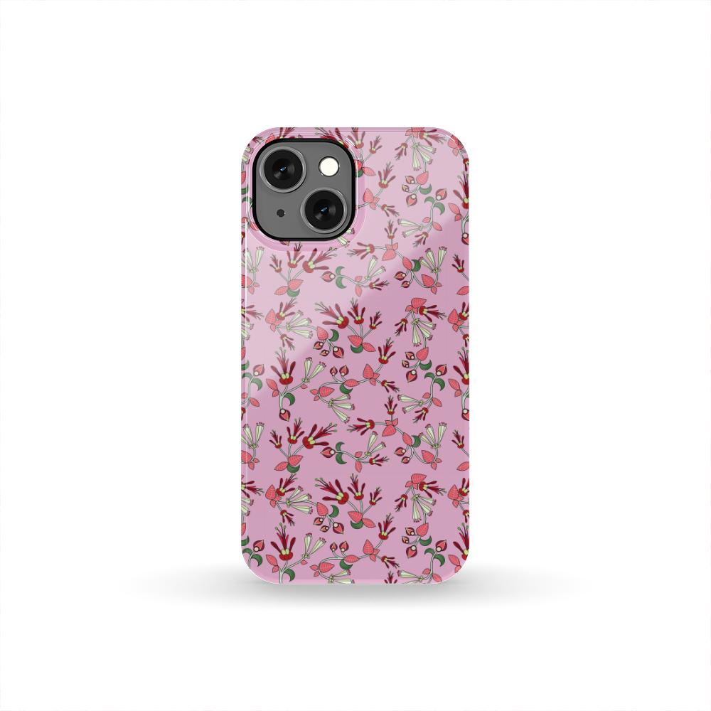 Strawberry Floral Phone Case Phone Case wc-fulfillment iPhone 13 Mini 
