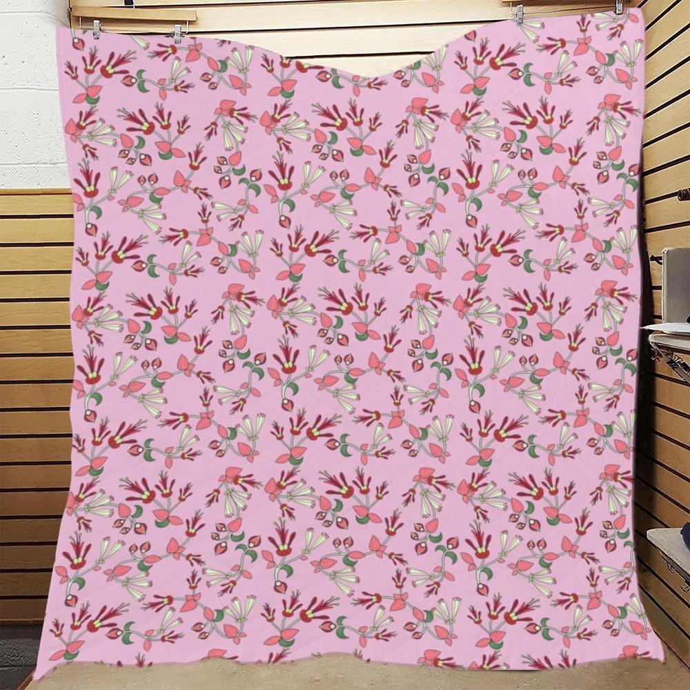 Strawberry Floral Quilt 70"x80" Quilt 70"x80" e-joyer 