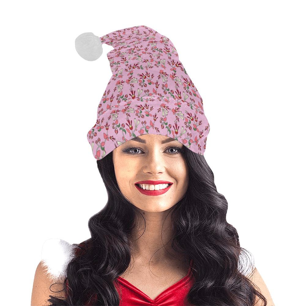 Strawberry Floral Santa Hat Santa Hat e-joyer 