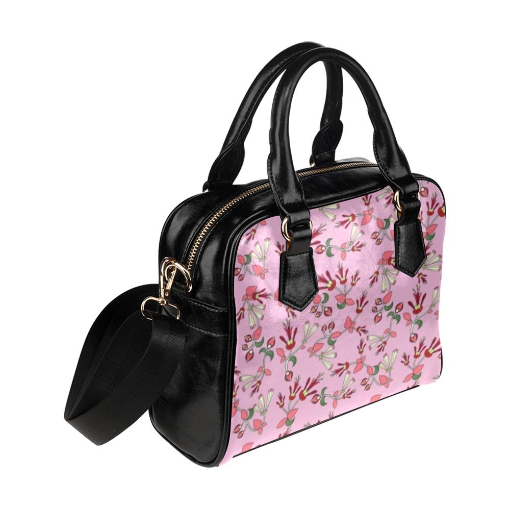 Strawberry Floral Shoulder Handbag (Model 1634) Shoulder Handbags (1634) e-joyer 