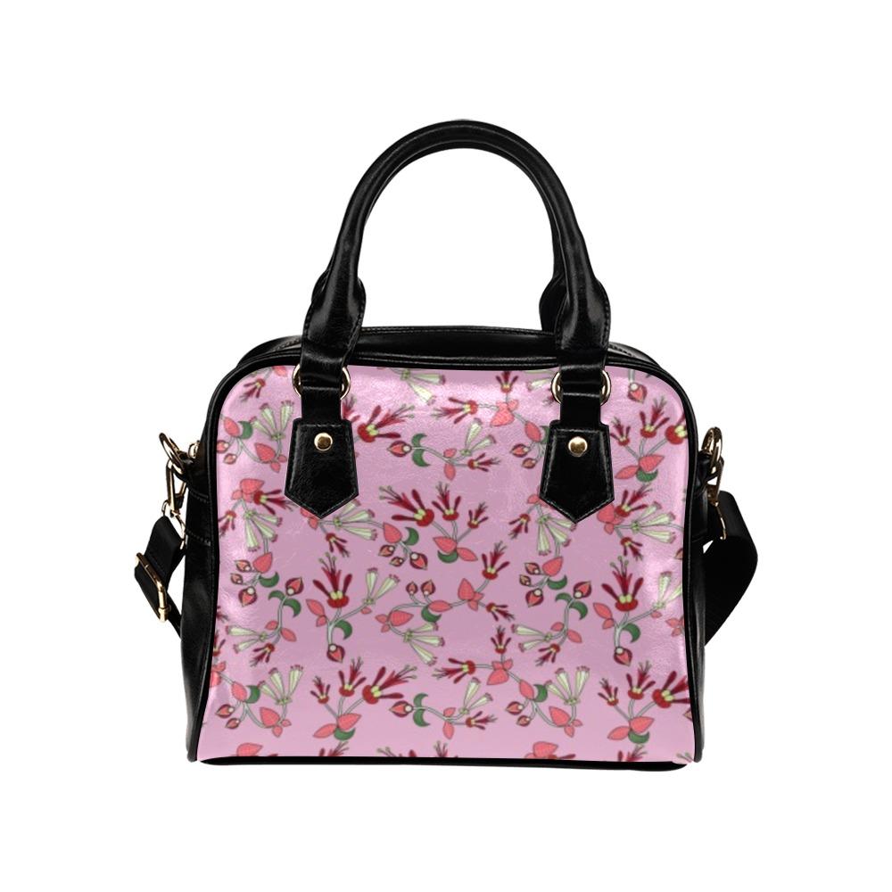 Strawberry Floral Shoulder Handbag (Model 1634) Shoulder Handbags (1634) e-joyer 