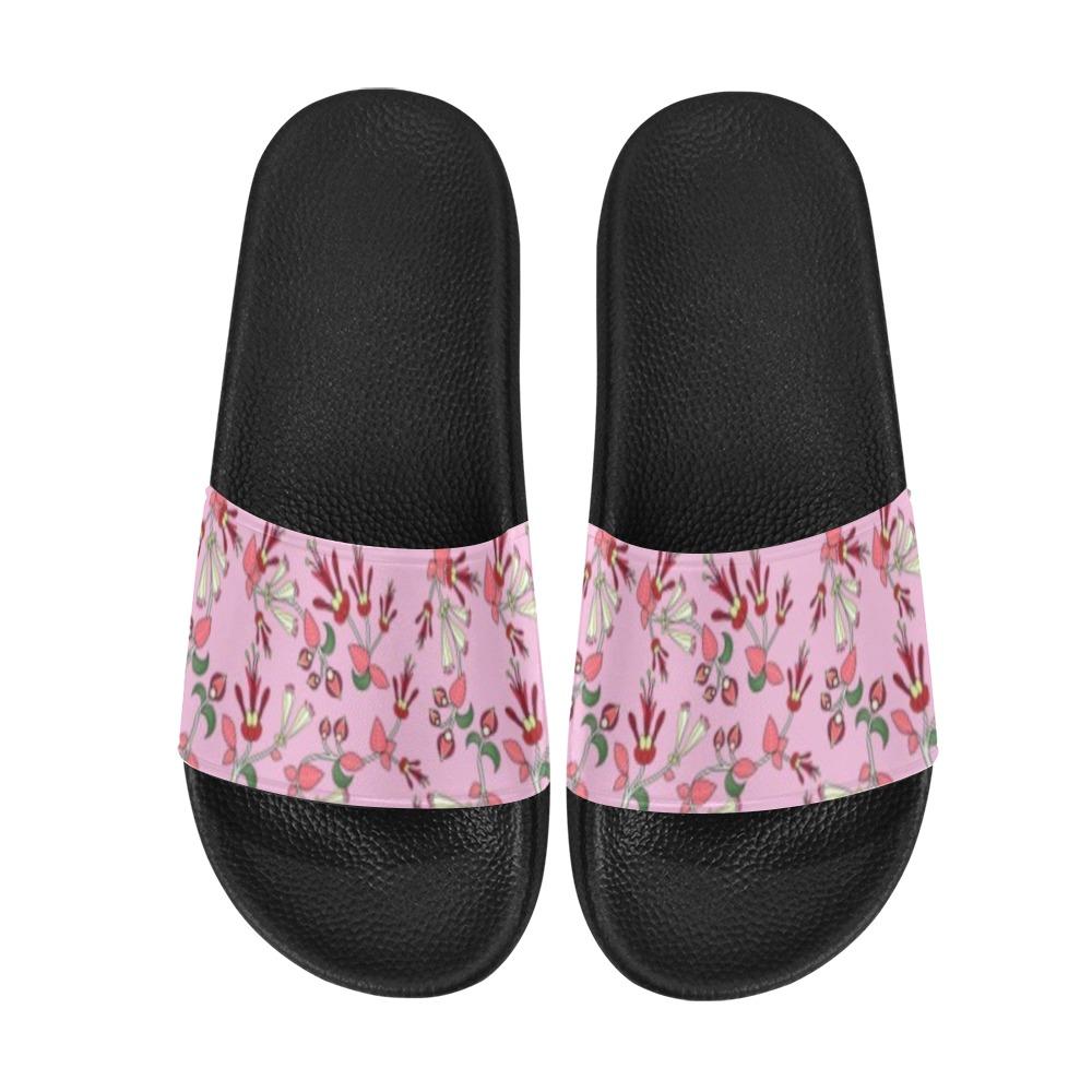 Strawberry Floral Women's Slide Sandals (Model 057) Women's Slide Sandals (057) e-joyer 