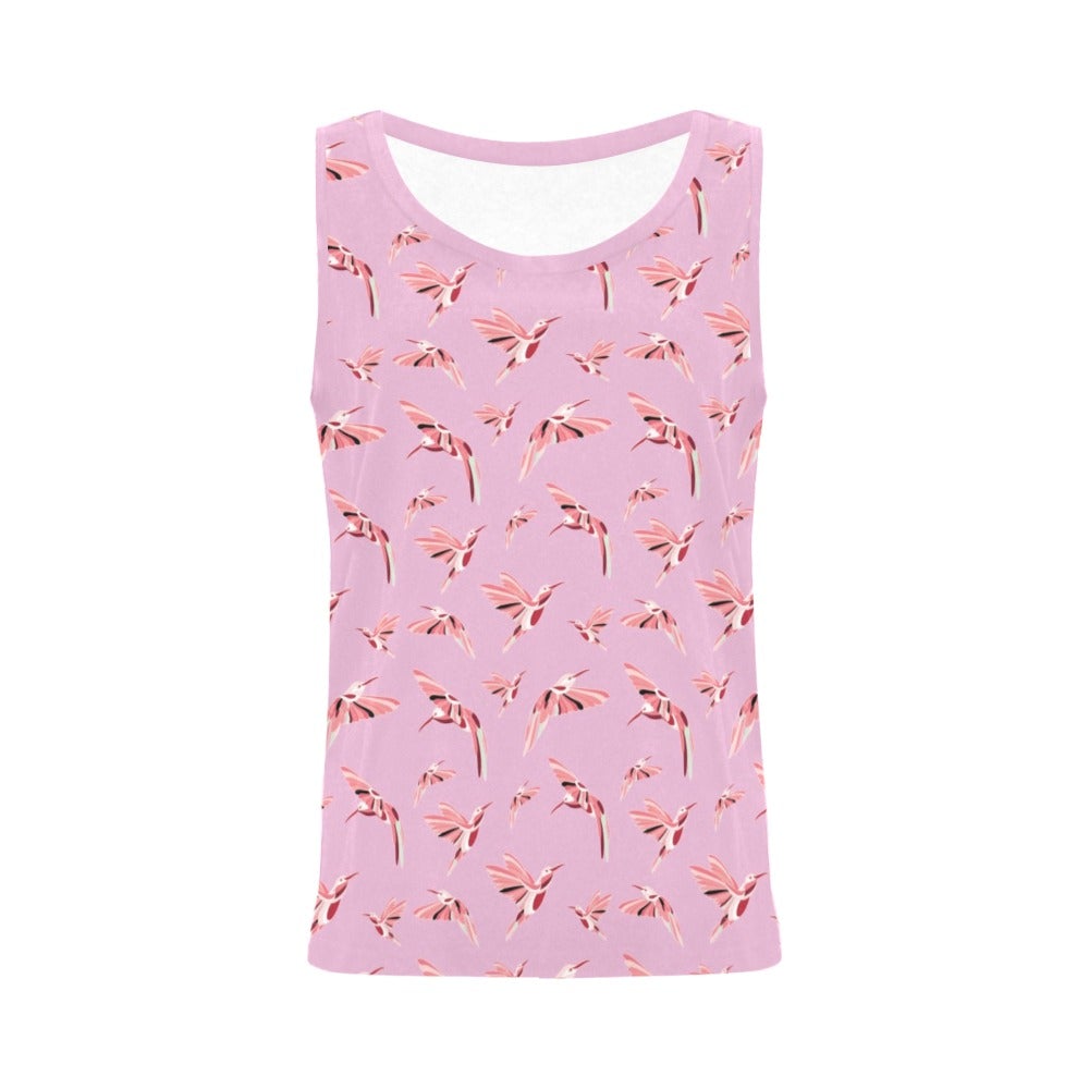 Strawberry Pink All Over Print Tank Top for Women (Model T43) All Over Print Tank Top for Women (T43) e-joyer 